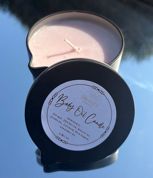 Body Oil Candle